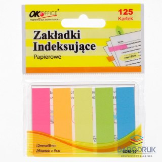 Okoffice Zakładki indeksujące 125k [mm:] 12x45 Okoffice (SDM-101)