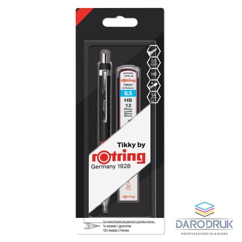 Rotring Zestaw piśmienniczy TIKKY oł+12rysików + gumka 3501170770597 Rotring