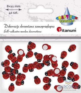 Titanum Ozdoba drewniana Craft-Fun Series biedronki Titanum (WDC640)