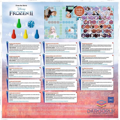 Trefl Gra planszowa Frozen 2 Gra 2w1 Chińczyk i Węże i drabiny Kraina Lodu 2 Trefl (02068)
