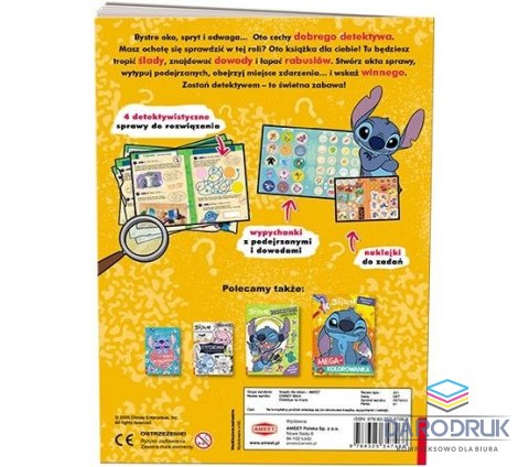 Ameet Książka dla dzieci Stitch. Detektyw na tropie Ameet (DET 9101)
