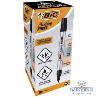 Bic Marker permanentny Marking wkład czarny okrągła końcówka Bic (964800)