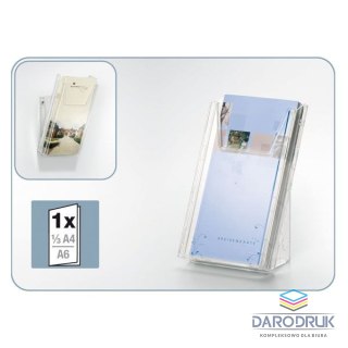 Durable Pojemnik na dokumenty pionowy 1/3 A4 transparentny plastik Durable