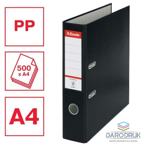 Esselte Segregator dźwigniowy Ekonomiczny A4 75mm czarny Esselte (11257)