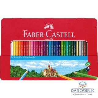 Faber-Castell Kredki ołówkowe zamek 36 kol. Faber-Castell (115886 FC)