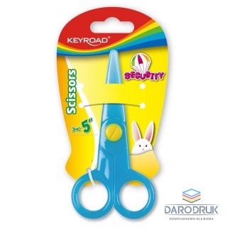 Keyroad Nożyczki Plastikowe zaokrląglone 12,5cm Keyroad (KR970962)