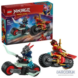 Lego Klocki konstrukcyjne Ninjago Wyścig motocyklowy Kaia Lego (71838)