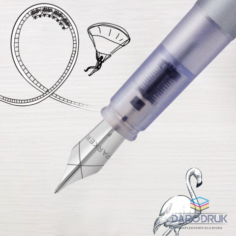 Parker Ekskluzywne pióro tłoczkowe VECTOR XL silver M Parker (2159745)