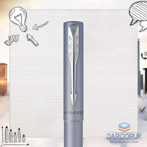 Parker Ekskluzywne pióro tłoczkowe VECTOR XL silver M Parker (2159745)