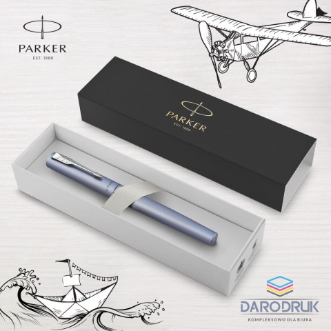 Parker Ekskluzywne pióro tłoczkowe VECTOR XL silver M Parker (2159745)