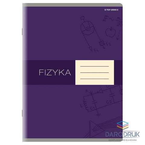 TOP-2000 Zeszyt A5 fizyka 60k. 80g krata [mm:] 150x210 TOP-2000 (400160589)