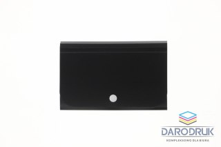 Tetis Teczka z przegródkami MINI organizer harmonijkowy na zatrzask 5903242103681 B6 kolor: mahoniowy Tetis (BT613-V czarny)