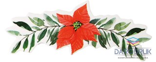 Titanum Ozdoba papierowa Craft-Fun Series girlanda z poinsecją Titanum (5szt/6x2,5cm)