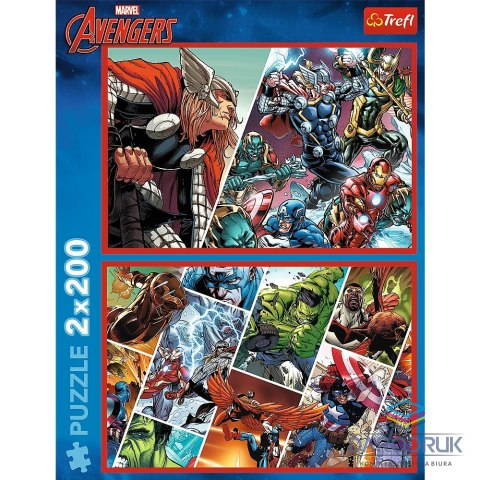 Trefl Puzzle Avengers 2x200 el. Trefl (13318)