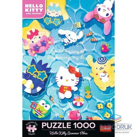 Trefl Puzzle Premium Plus Hello Kitty Letni relaks 1000 el. Trefl (12067)