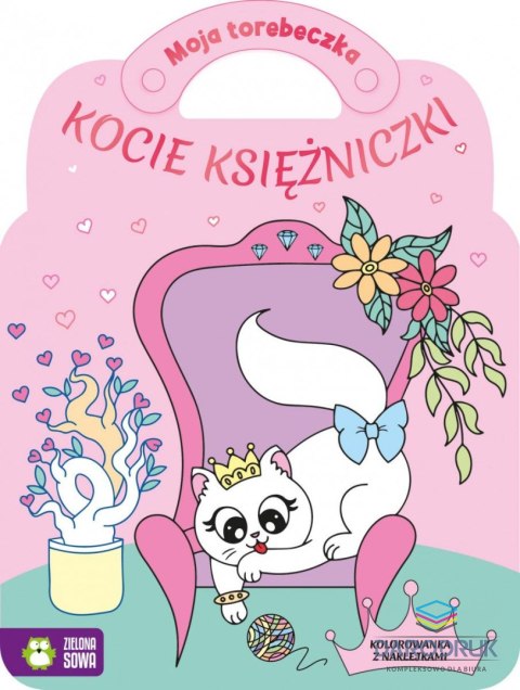 Zielona Sowa Książeczka edukacyjna Moja torebeczka. Kocie księżniczki Zielona Sowa
