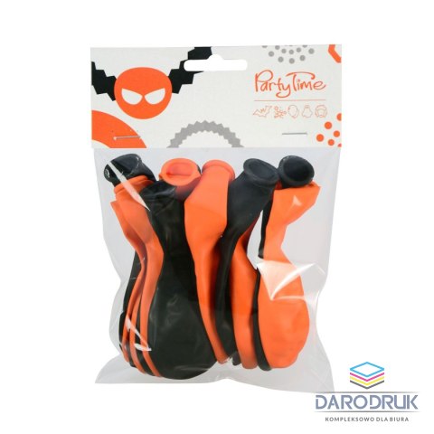 Arpex Balon gumowy HALLOWEEN POTWORNE BALONY pastelowy 12 szt mix 9cal Arpex (H5268)