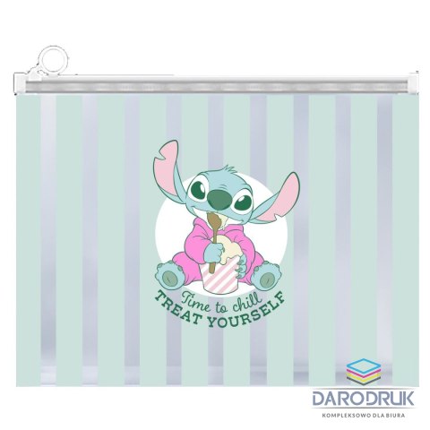 Beniamin Teczka plastikowa na suwak Stitch A4 mix Beniamin