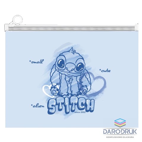 Beniamin Teczka plastikowa na suwak Stitch A4 mix Beniamin