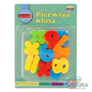Dromader Klocki magnetyczne cyferki magnetyczne na blistrze Dromader (130-02691)