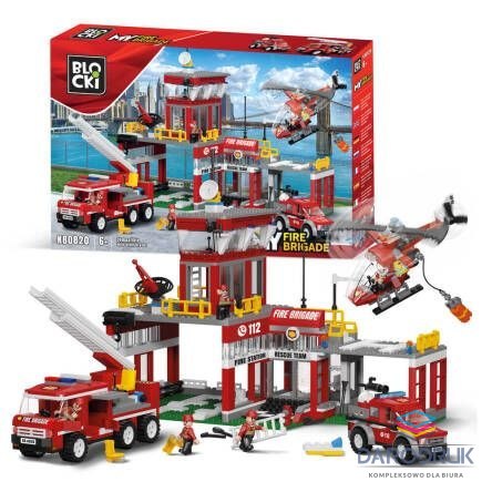 Icom Klocki plastikowe Myfire Brigade posterunek straży pożarnej Icom (KB0820)