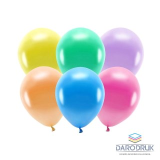 Partydeco Balon gumowy Metalizowane Eco Balloons mix 260mm Partydeco (ECO26M-000)