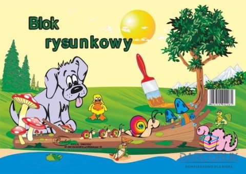 Protos Blok rysunkowy A4 biały 80g 100k [mm:] 297x210 Protos