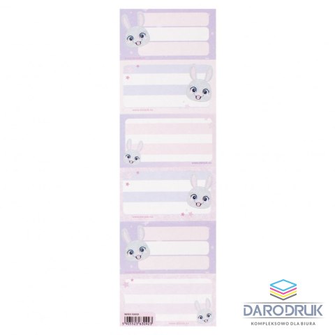 Starpak Naklejka na zeszyt Rabbit Starpak (536030)