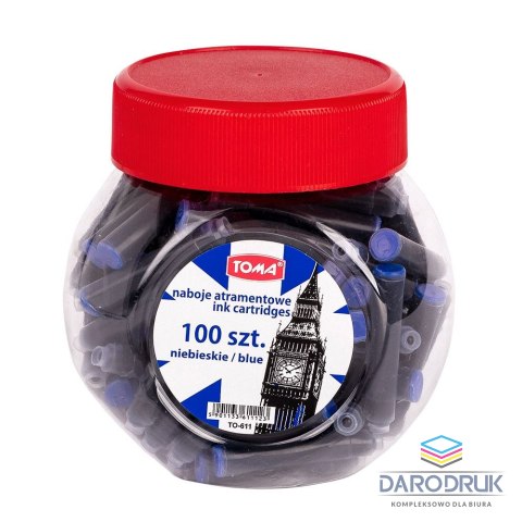 Toma Naboje krótkie niebieski Toma