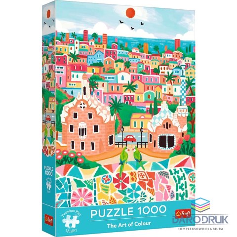 Trefl Puzzle The Art of Colour Premium Plus Barcelona, Hiszpania 1000 el. Trefl (10894)