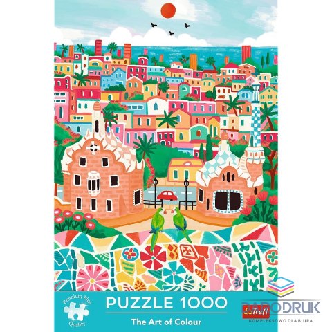 Trefl Puzzle The Art of Colour Premium Plus Barcelona, Hiszpania 1000 el. Trefl (10894)