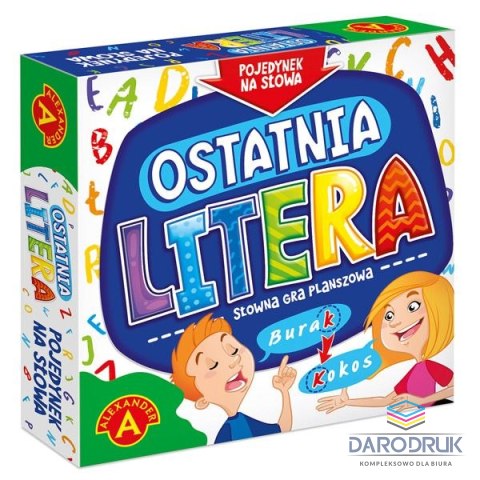 Alexander Gra edukacyjna Ostatnia Litera Alexander