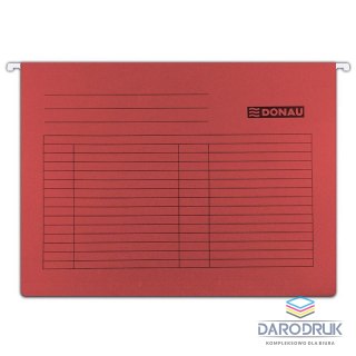 Donau Teczka zawieszkowa A4 czerwony karton 230g Donau (7410905-04)