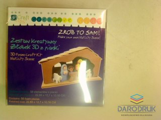 Dp Craft Ozdoba piankowa świąteczny zestaw 3d z pianki Dp Craft (kspi107)