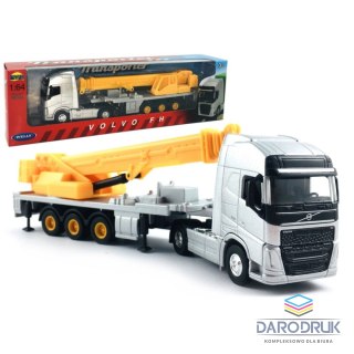Dromader Ciężarówka Welly TIR VOLVO FH DŹWIG Dromader (58055)