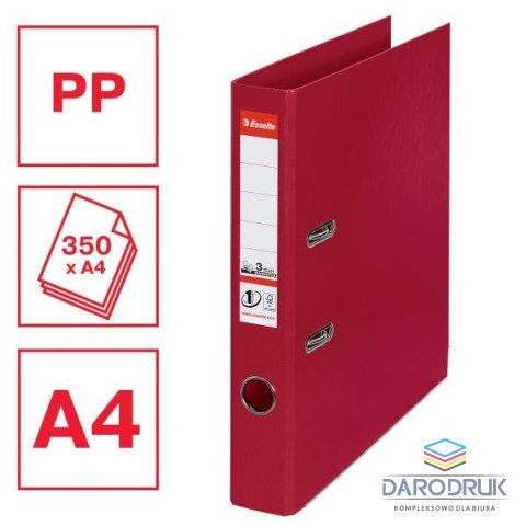 Esselte Segregator dźwigniowy No.1 Power A4 50mm bordowy Esselte (811520)