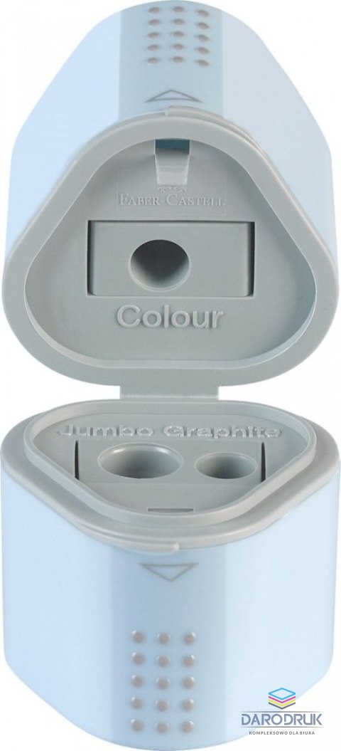Faber Castell Temperówka GRIP 2001 TRIO SKY BLUE niebieski plastik Faber Castell (183874 FC)
