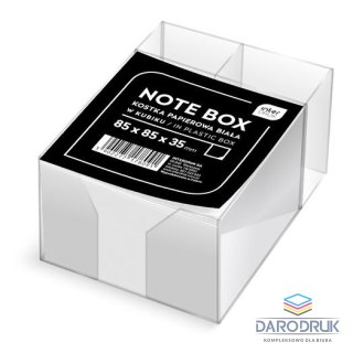 Interdruk Kostka papierowa biały [mm:] 85x85x 35 Interdruk (KOSPAPBKUBD)