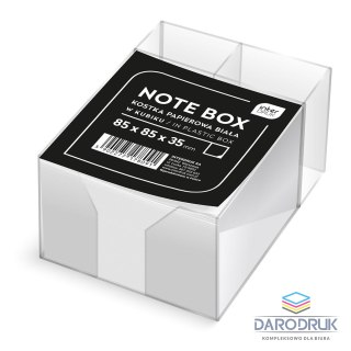 Interdruk Kostka papierowa biały [mm:] 85x85x 35 Interdruk (KOSPAPBKUBD)