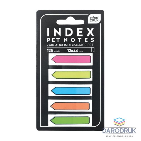 Interdruk Zakładki indeksujące PET NEON 5902277346223 125k Interdruk (45mmm)