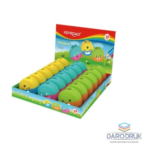 Keyroad Temperówka mix plastik Keyroad (KR971839)