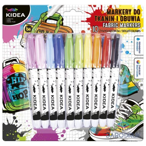 Kidea Marker specjalistyczny do tkanin wkład mix okrągła końcówka Kidea (MOT10KA)