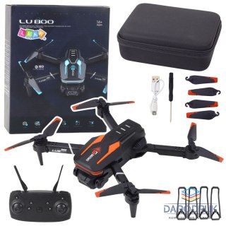 Lean Dron Zdalnie Sterowany LU800 Kamera Światła LED Pomarańczowy Lean (23096)