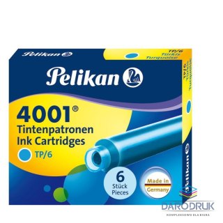 Pelikan Naboje krótkie TP/6 301705 turkusowy Pelikan (400142569)
