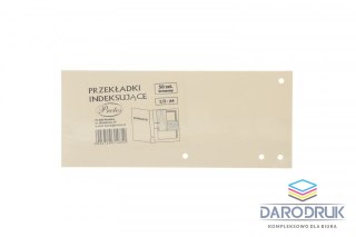 Protos Przekładka czysta indeksująca 1/3 A4 kremowy 160g 50k Protos