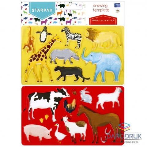 Starpak Szablon Animals Starpak (505506)