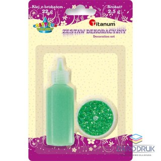 Titanum Brokat Craft-Fun Series kolor: zielony 1 kolor. Titanum (zestaw)