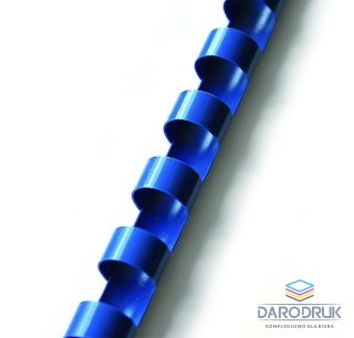 Argo Grzbiety do bindowania plastikowe 45 mm niebieskie (405453)