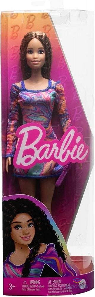 Barbie Lalka Marmurkowa sukienka [mm:] 290 Barbie (HJT03)