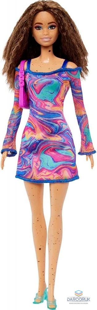 Barbie Lalka Marmurkowa sukienka [mm:] 290 Barbie (HJT03)